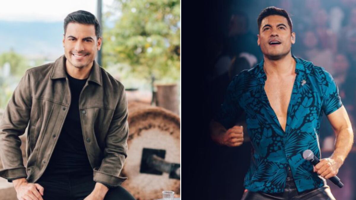 Carlos Rivera sigue triunfando como cantante.