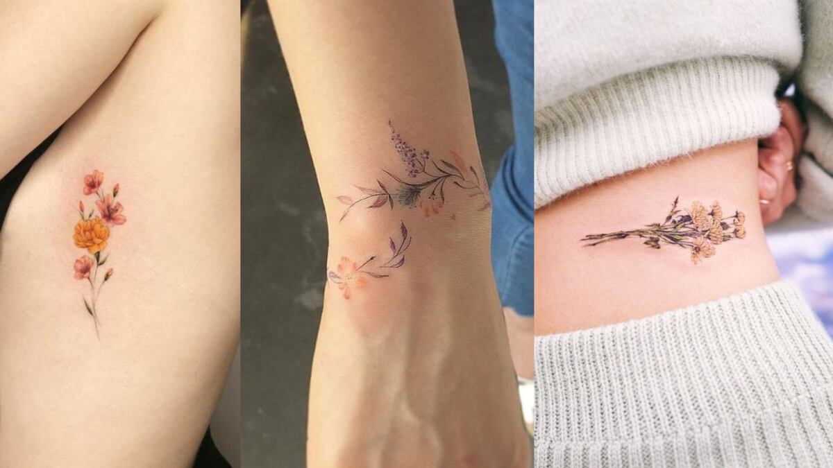 Primer tatuaje con tinta de colores