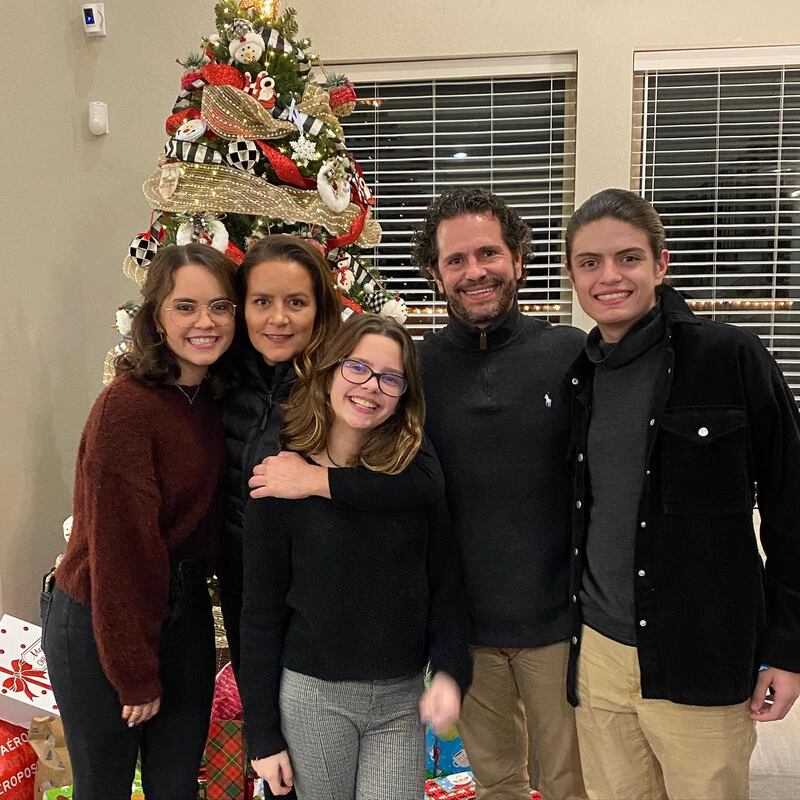 Diego Schoening es el orgulloso padre de tres hijos adolescentes