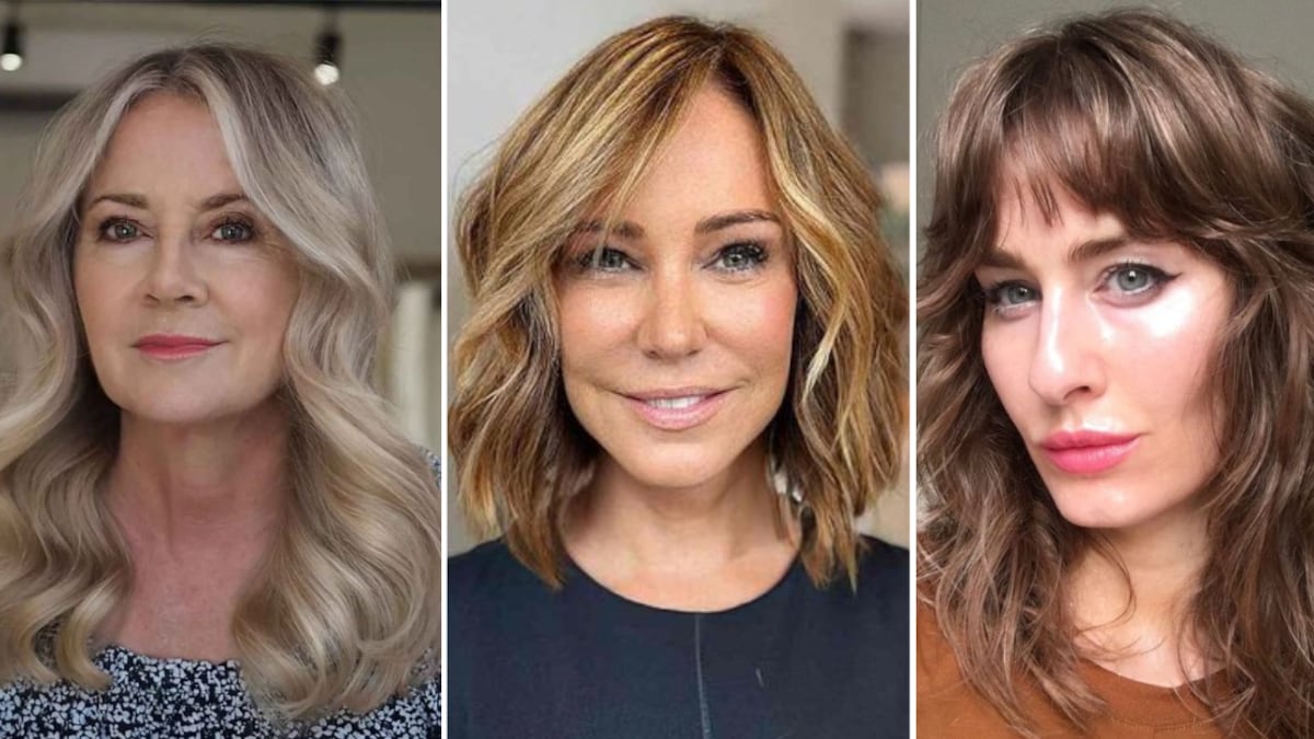 Cortes de cabello mediano para mujeres de 40 y 50 años