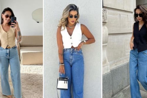 Chaleco y jeans: la combinación casual chic para el día que triunfa en mujeres elegantes