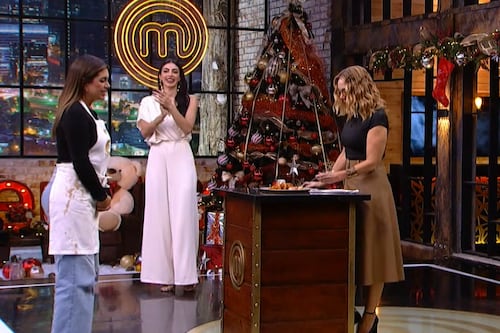 Josh Paredes le dedica un plato a La Flaca Guerrero durante la competencia de MasterChef Celebrity Ecuador