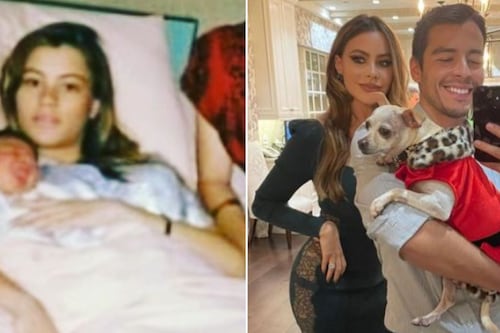 Las fotos de Sofía Vergara con su hijo que prueban que fue una “mamá guerrera” y lo sacó adelante sola