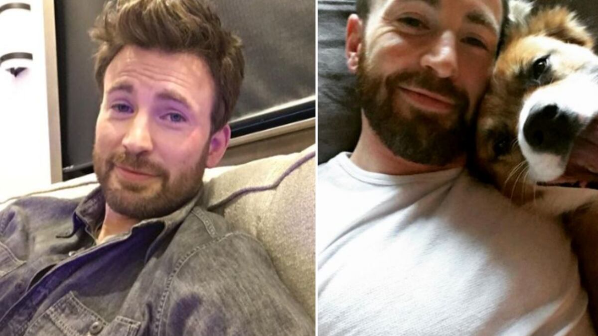 Chris Evans tiene una hermosa relación con su perrito Dodger y estas fotos lo muestran