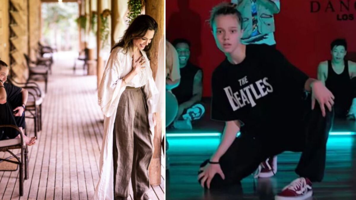 Shiloh sorprendió con look con overol y top