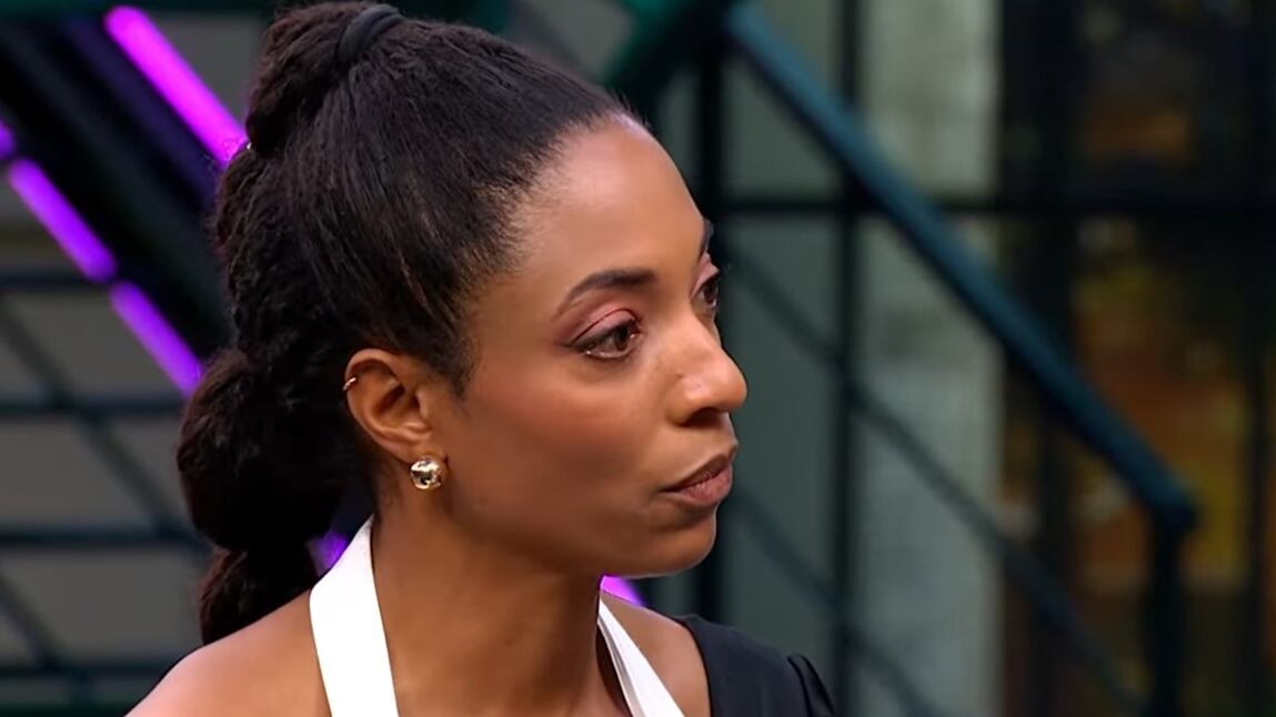 La actriz venía de primera en el tablero de 'MasterChef Celebrity' y en el último capítulo cambiaron el puntaje para que todos tuvieran oportunidad.