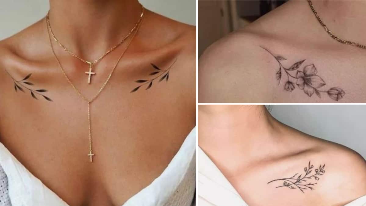 Tatuajes en la clavícula para mujeres