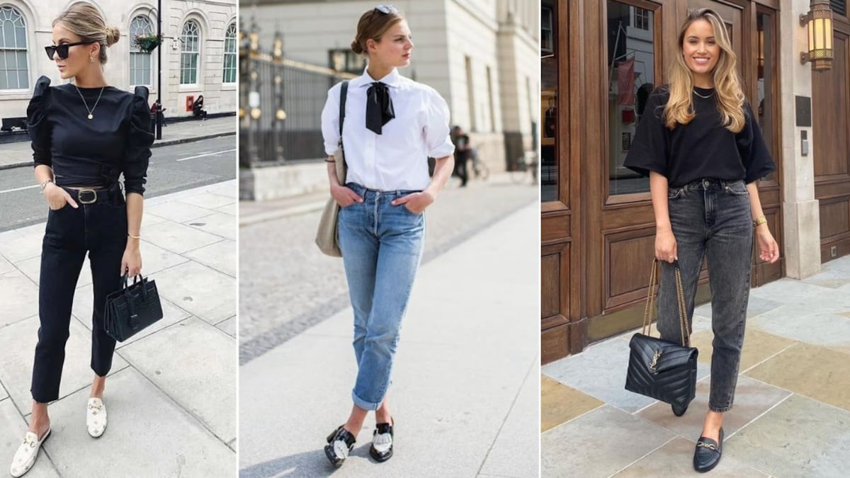 Los mocasines son los mejores aliados para los jeans