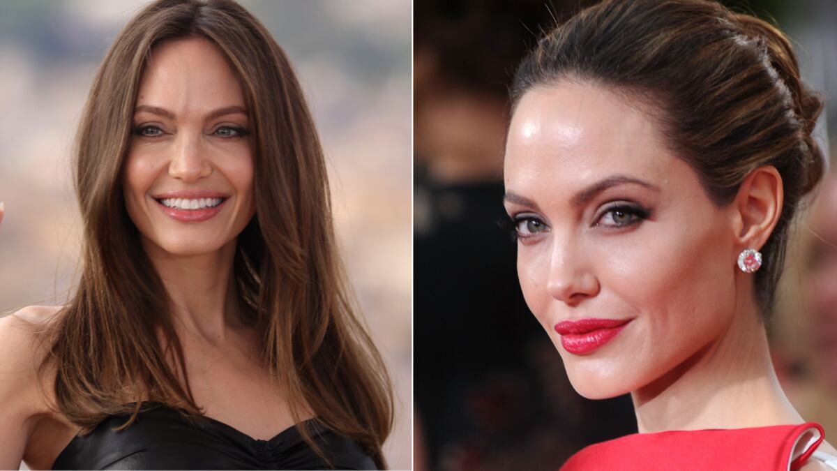 Angelina Jolie tiene el look ganador para estas fiestas.