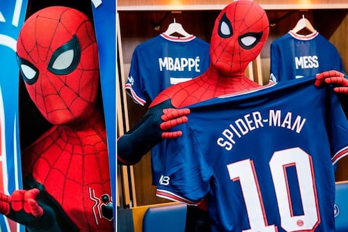 Tom Holland, el joven Spider-Man, le hace un guiño a Messi y se declara su fan