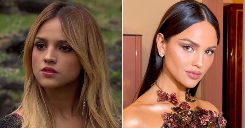 Eiza González en 'Amores verdaderos' y en la actualidad