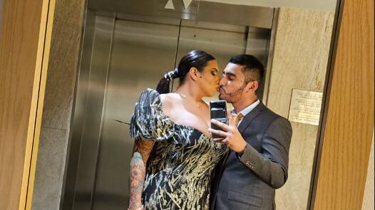 Kimberly Irene y su novio / Foto: Instagram @kimberly_lamaspreciosa