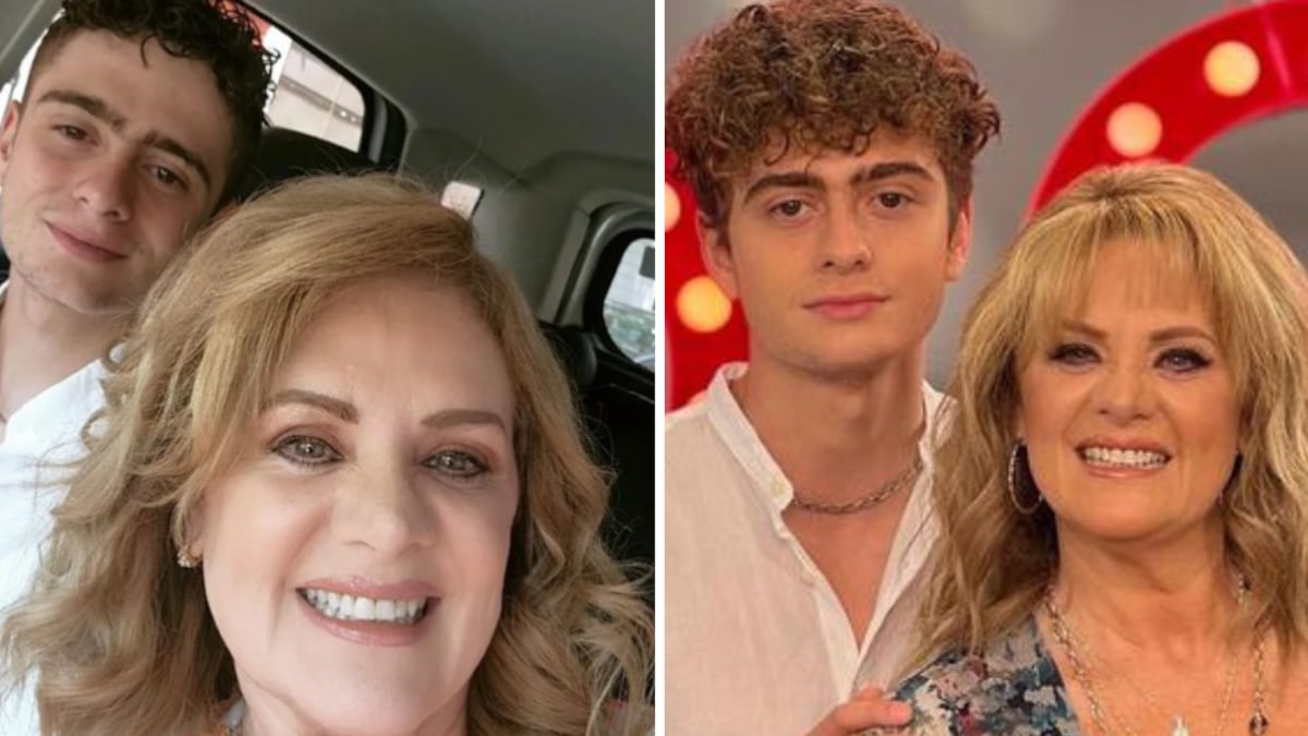 Erika Buenfil y su hijo
