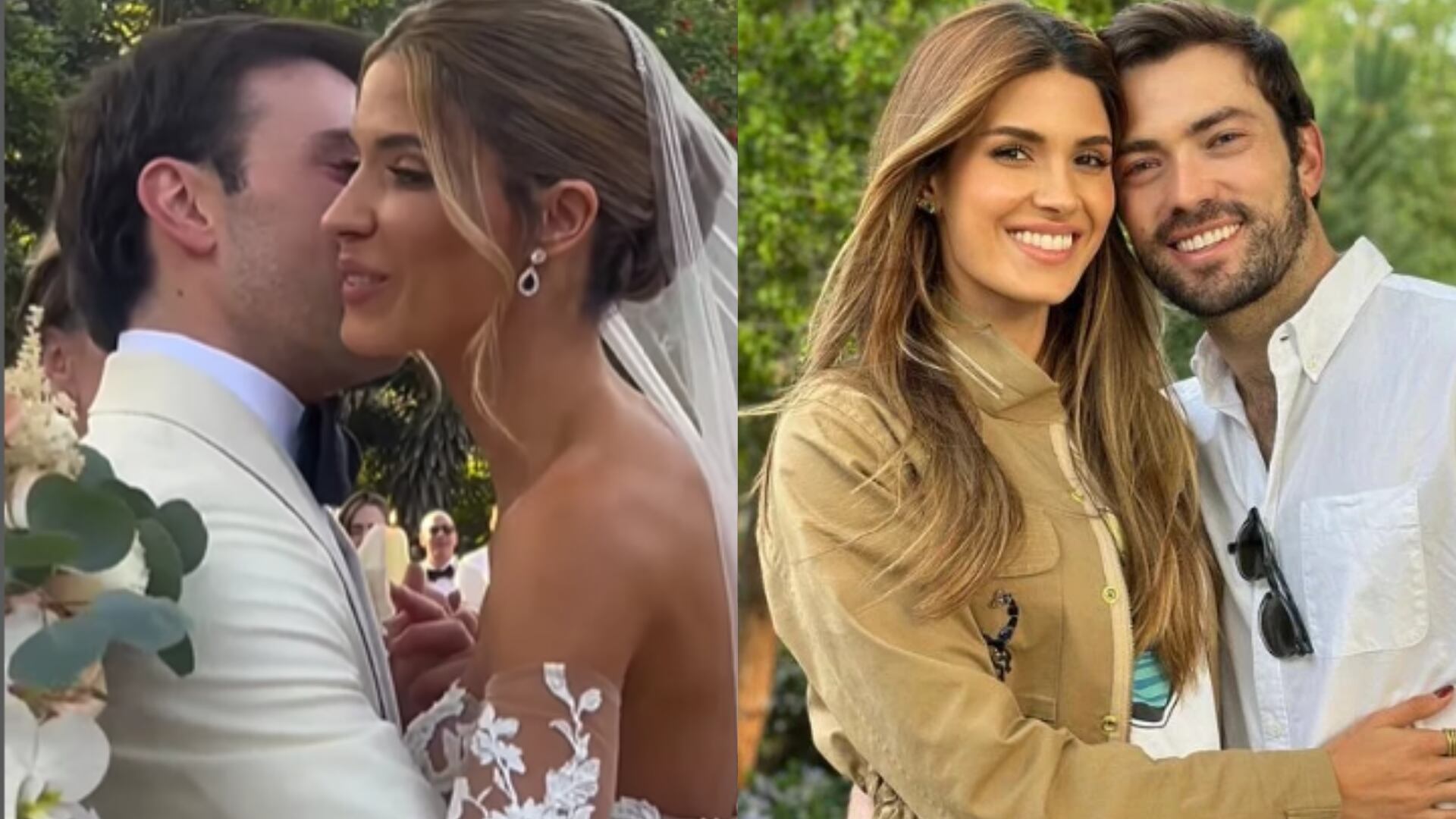 Gabriela Tafur y Esteban Santos se casaron en Cali