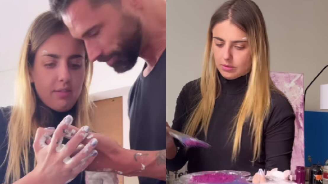 Michelle Renault compartió un video con el que levantó sospechas de embarazo