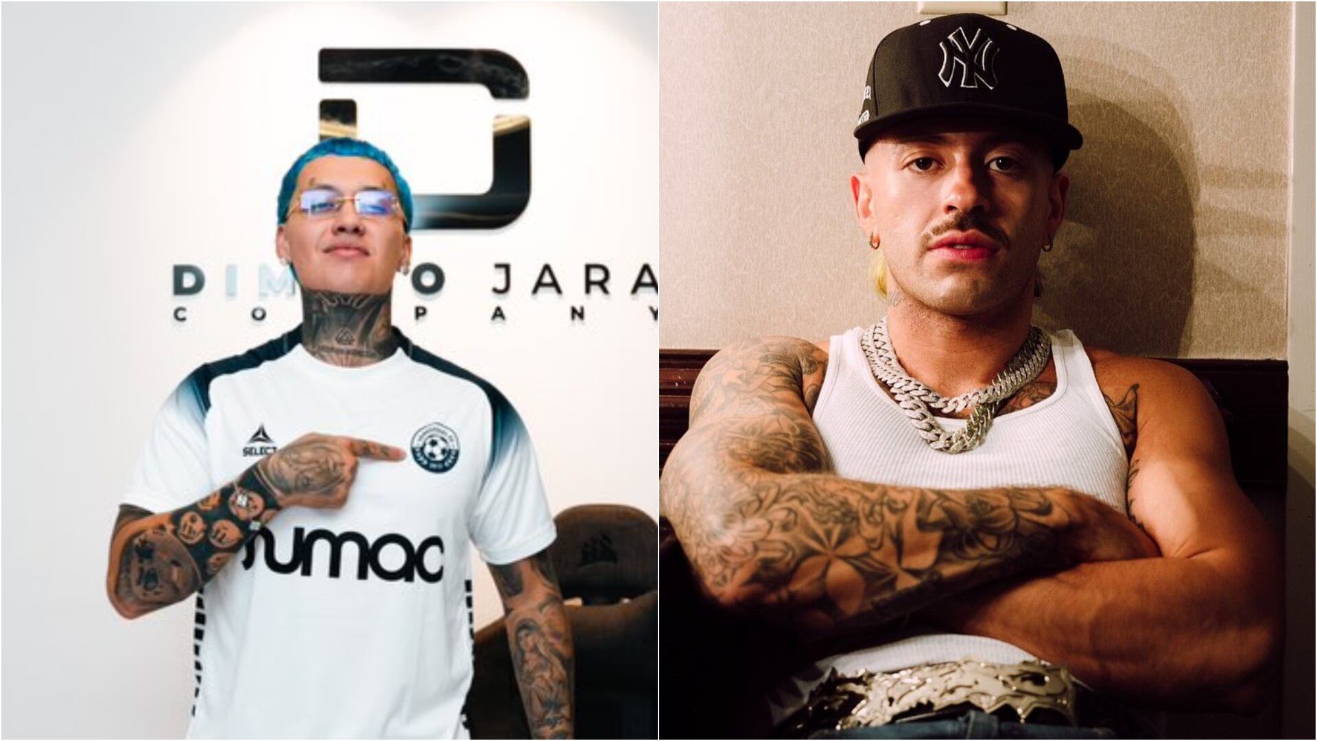 ¿Se pelearon Feid y Blessd en la final de la Copa América? La polémica entre los cantantes del género urbano (Redes sociales)