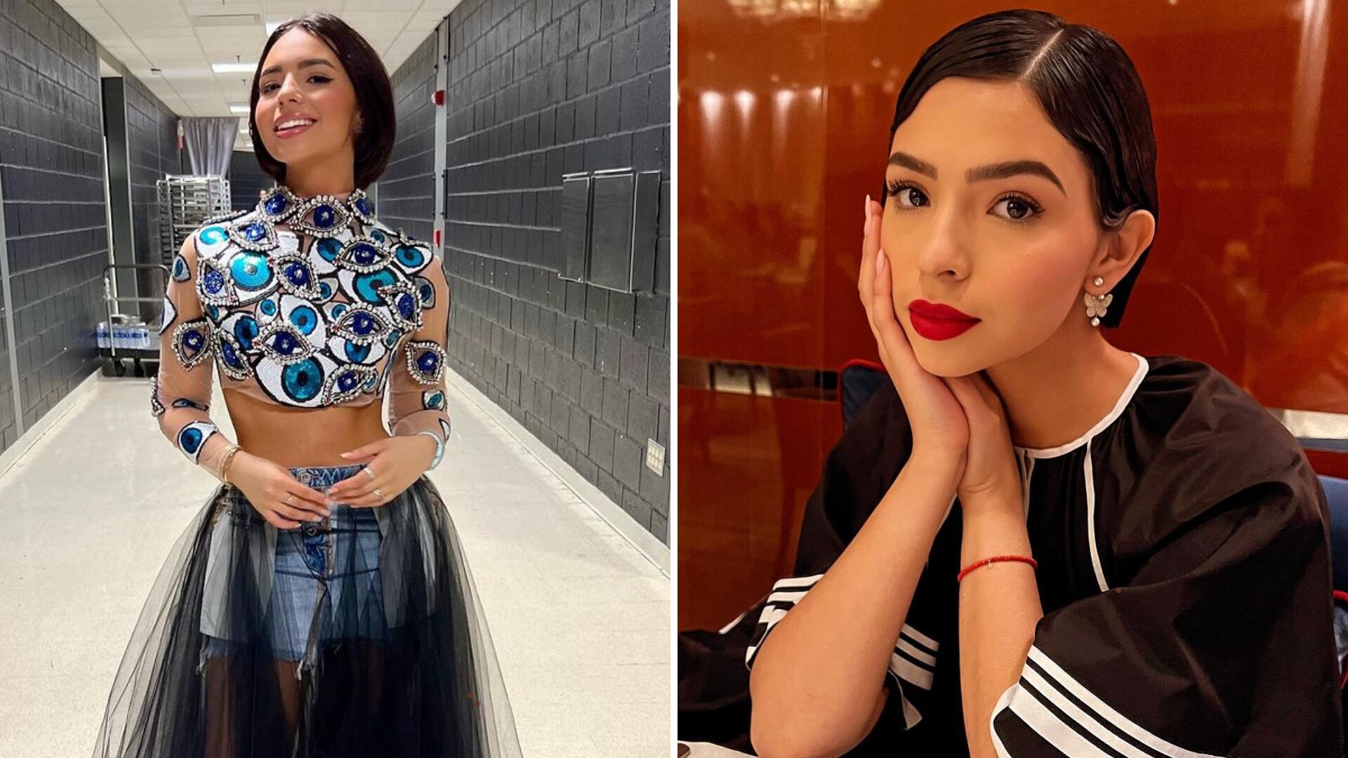 Acusaron a Ángela Aguilar de no regresar vestidos prestados.