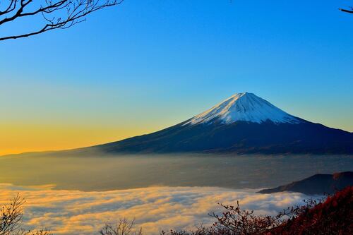 Imponente espectáculo terrestre: así se ve el gigantesco Monte Fuji desde el espacio