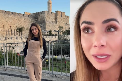 Johanna Fadul dice a sus críticos por viaje a Israel “que quieren hacer números a costillas suyas”