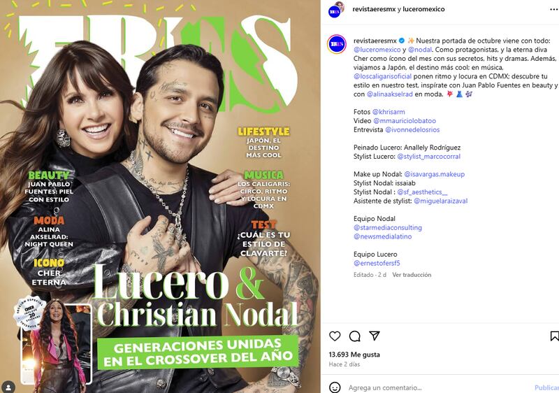 Nodal y Lucero