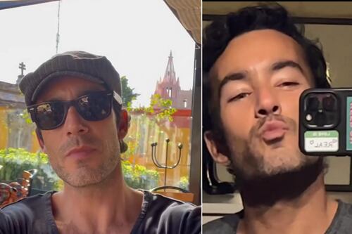 Aaron Díaz presume sus rutinas de ejercicios pero su “paquete” se roba todas las miradas