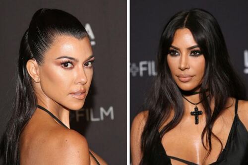 La relación entre Kim y Kourtney Kardashian está en un punto de quiebre en el inicio de la 4ta temporada del reality