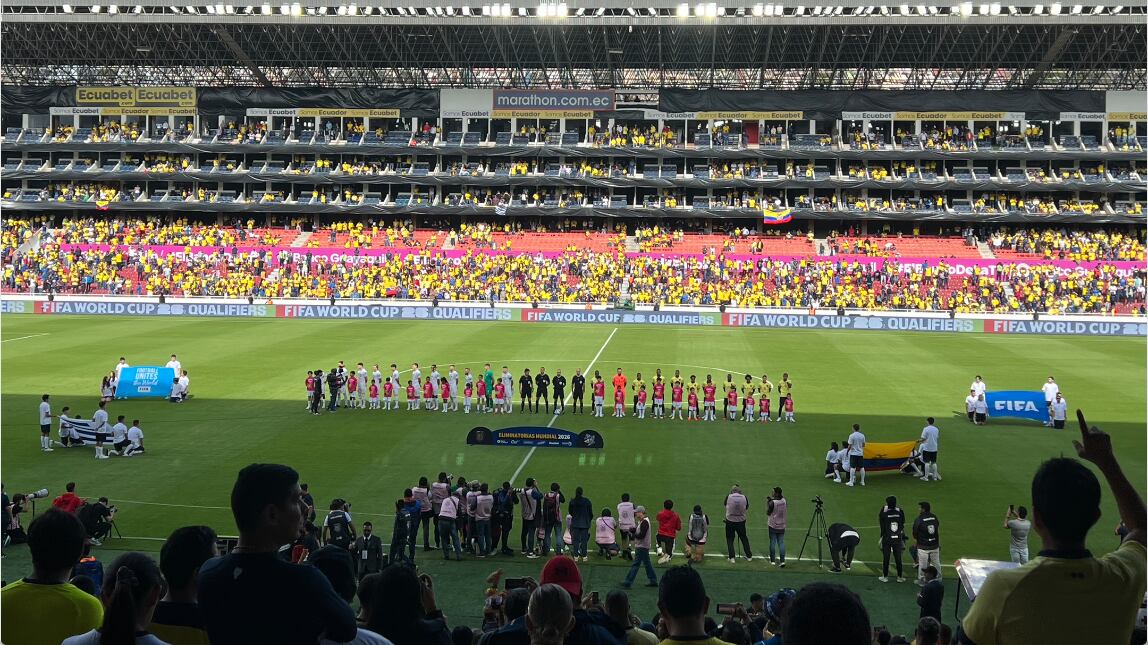 Ecuador versus Uruguay, eliminatorias 2026