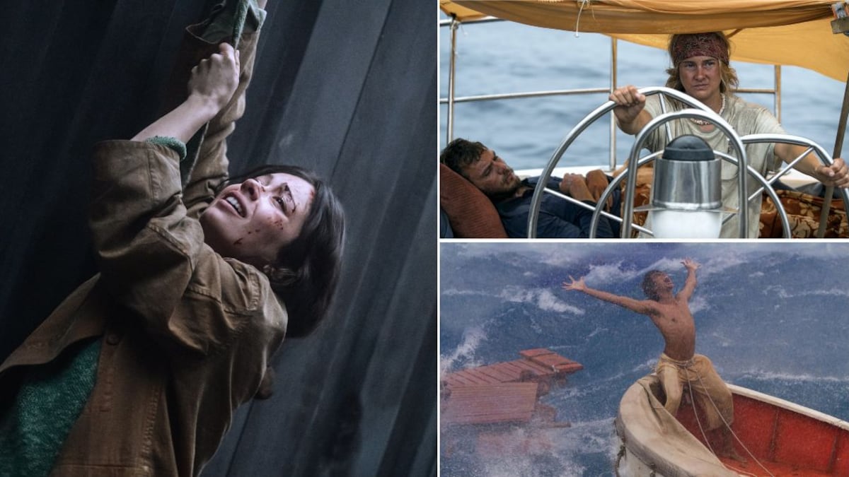 Escenas de las películas Nowhere, Una aventura extraordinaria y A la deriva