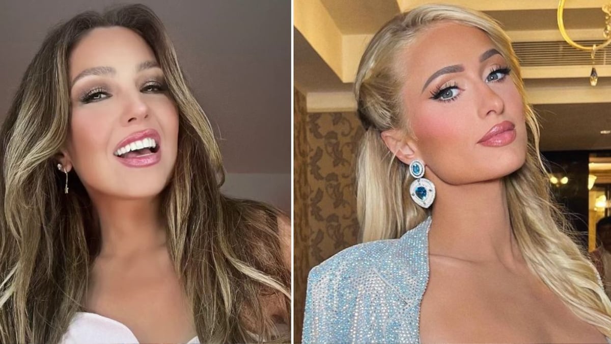 Paris Hilton parece ser admiradora del estilo de Thalía