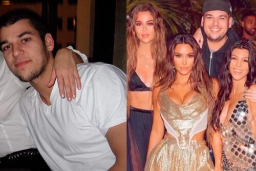 Rob Kardashian reaparece en su cumpleaños 35 y muestra lo mucho que ha adelgazado