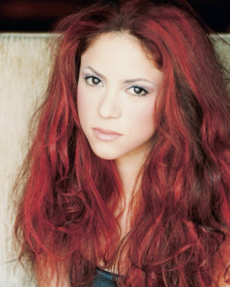 Evolución del cabello de Shakira