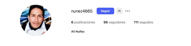 Instagram del supuesto hermano de Yusvely Marianny
