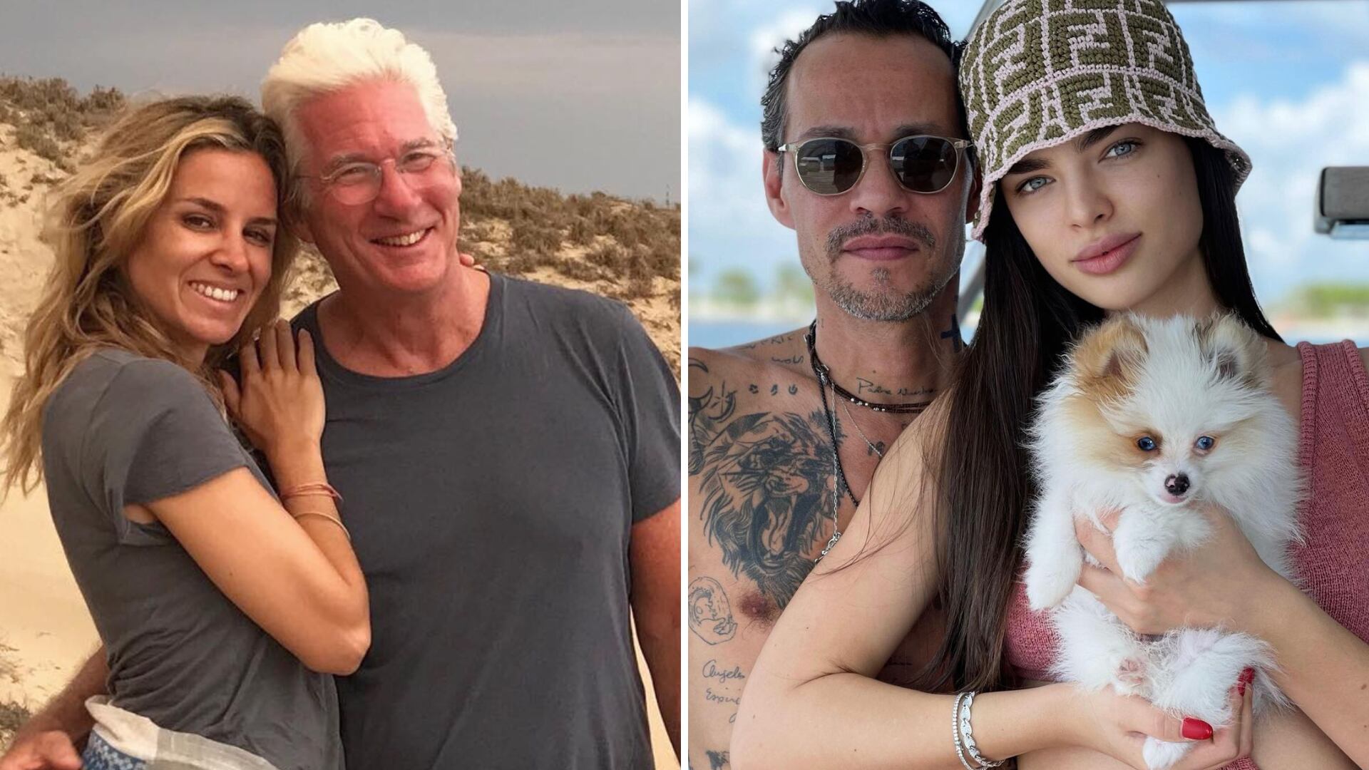 Richard Gere y otros artistas que causan polémica por sus jóvenes parejas