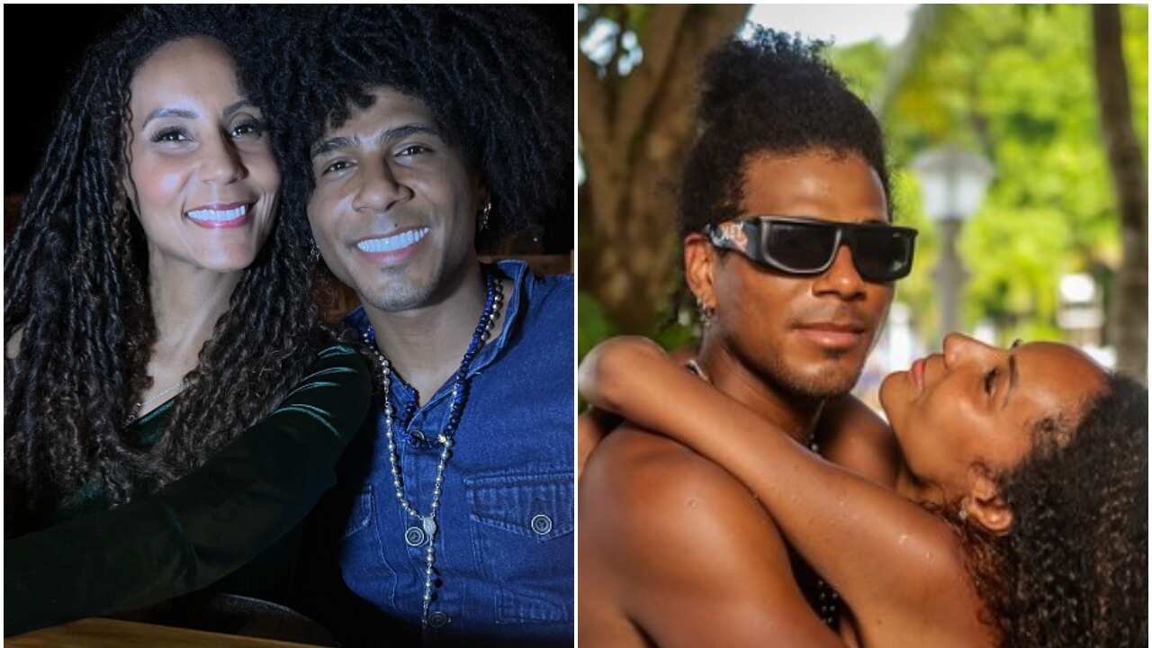 Pantera con su novia Claudette Manigat Guevara desde sus redes sociales.