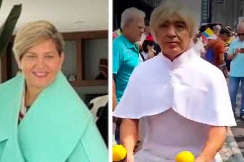 ¿Karma? Verónica Alcocer se burló de chaqueta de esposa de Duque y ahora se burlan de ella en marchas