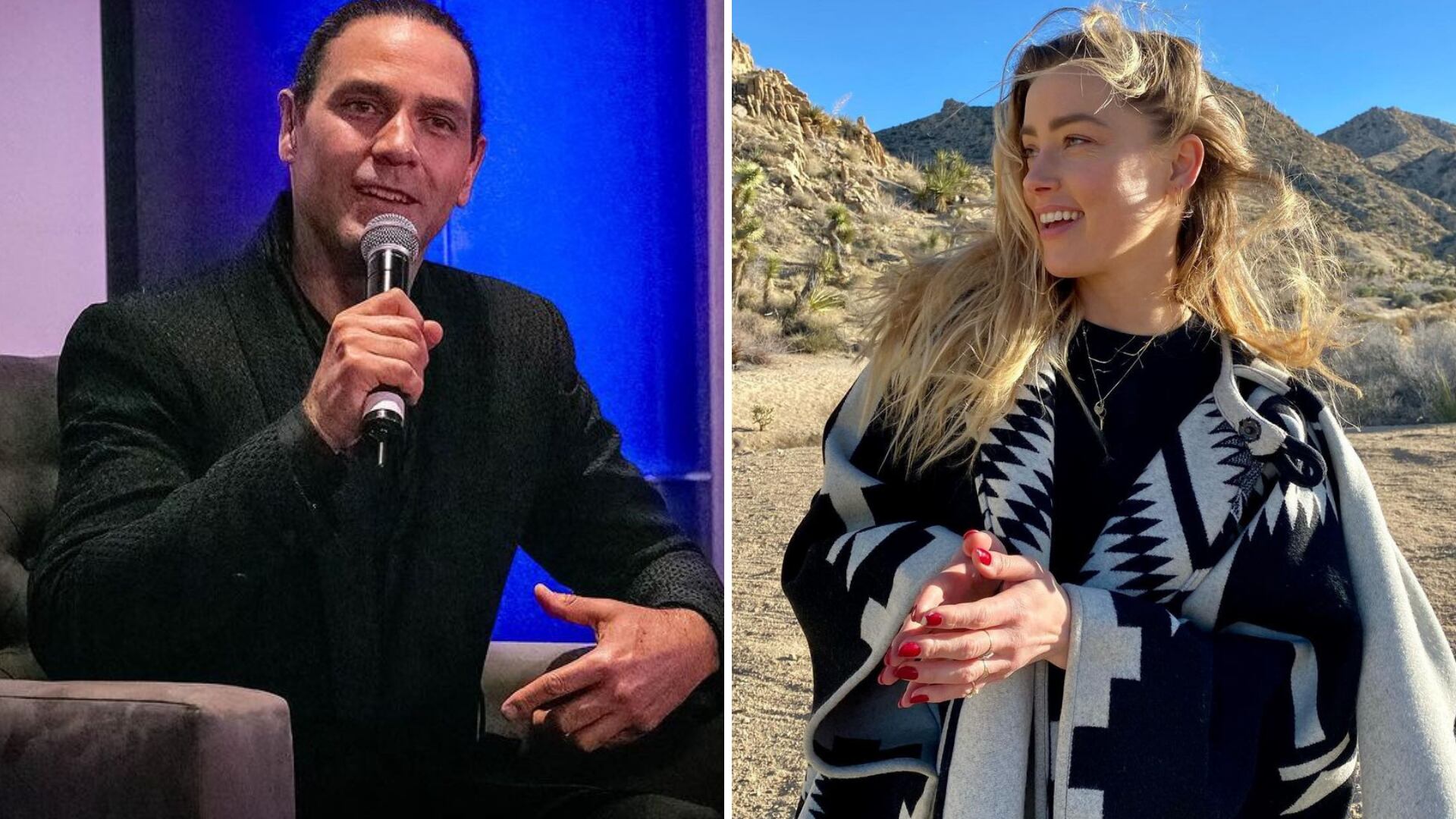 Valentino Lanus y Amber Heard fueron novios en el 2006.