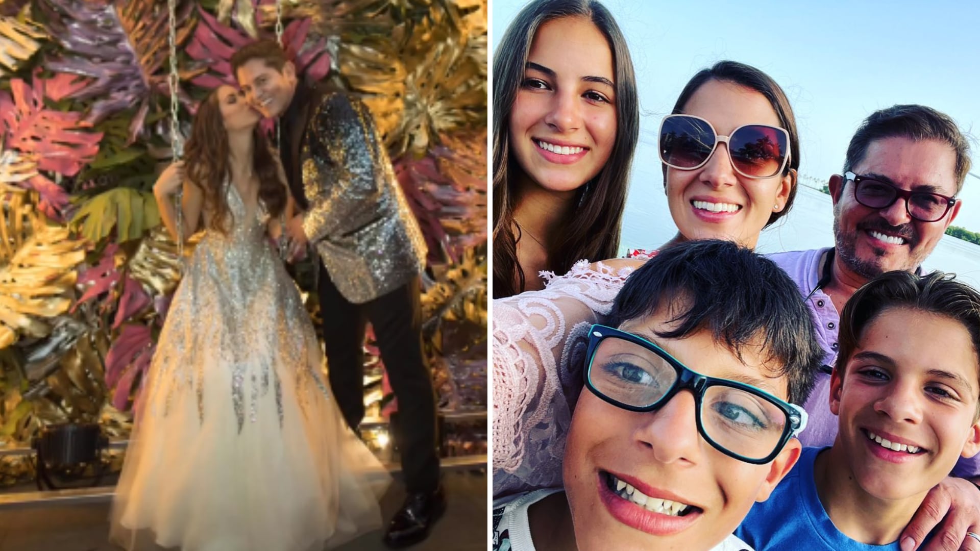 Ernesto Laguardia orgulloso en el cumpleaños de su hija