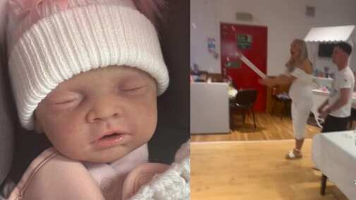 Joven escocesa engaña a su familia con embarazo falso y utilizó una muñeca para sostener la mentira