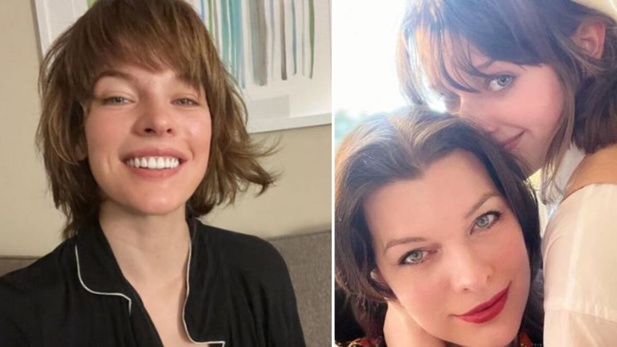 La foto que prueba que hija mayor de Milla Jovovich es su clon a sus 15 años