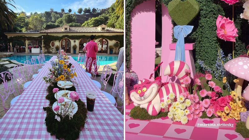 Entre tazas gigantes y conejos: así fue la impactante fiesta con temática de 'Alicia en el país de las maravillas' de la hija de Paris Hilton.
