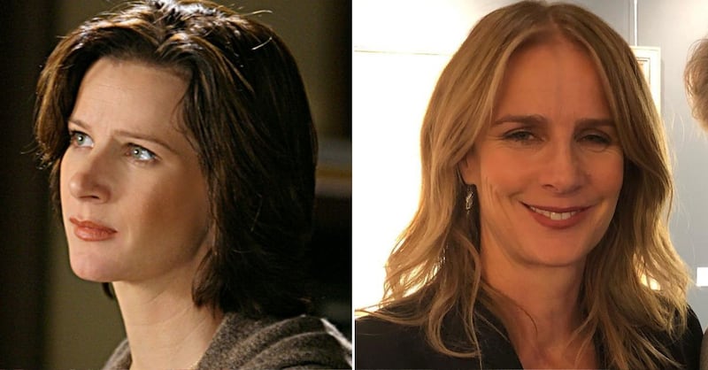 Rachel Griffiths en 'Six Feet Under' y en la actualidad