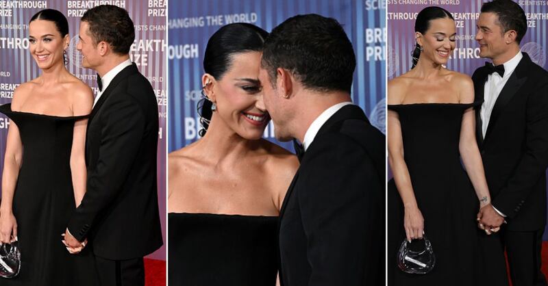 "Ya dio el viejazo": Katy Perry y Orlando Bloom hacen el posado mas romántico pero él se llevó todas las miradas