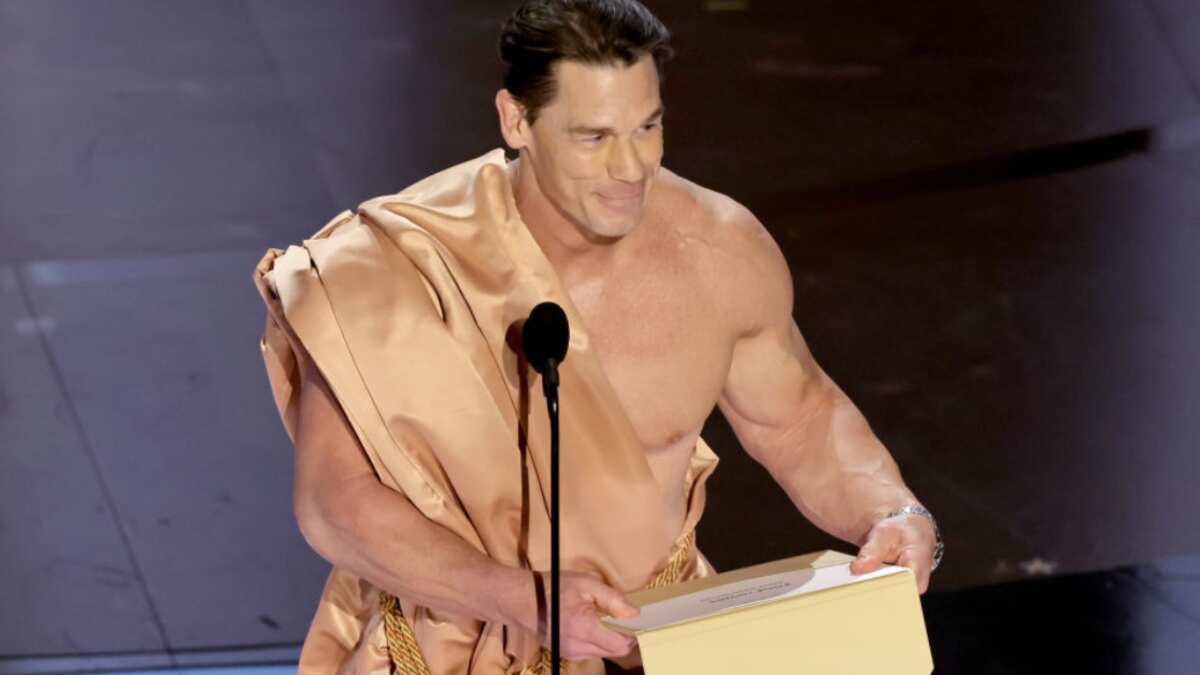 John Cena hizo una participación histórica en la ceremonia de los Premios Óscar tras aparecer desnudo.