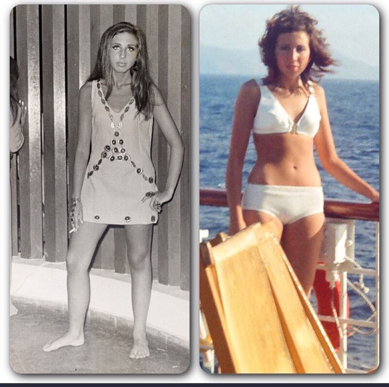 Así lucía Laura Bozzo a sus 18 años.