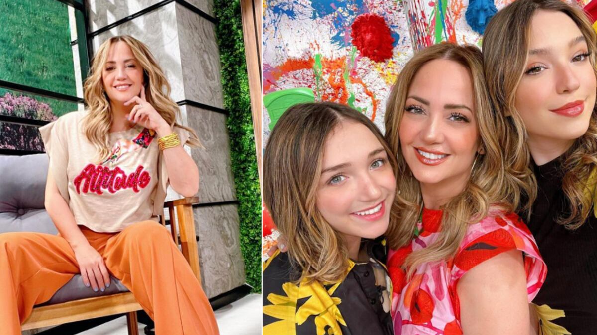 Andrea Legarreta, Mia y Nina Rubín