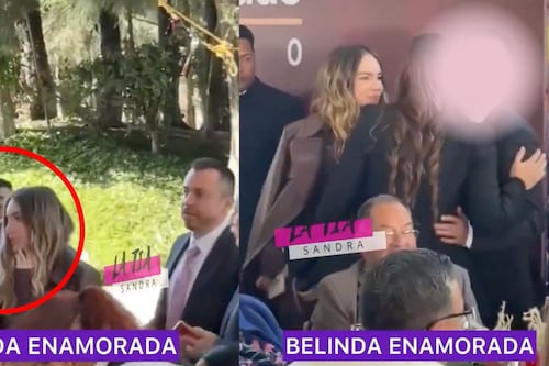 Captan a Belinda celebrando su cumpleaños junto a famoso político
