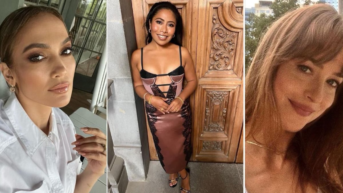 Jennifer López, Yalitza Aparicio y Dakota Johnson