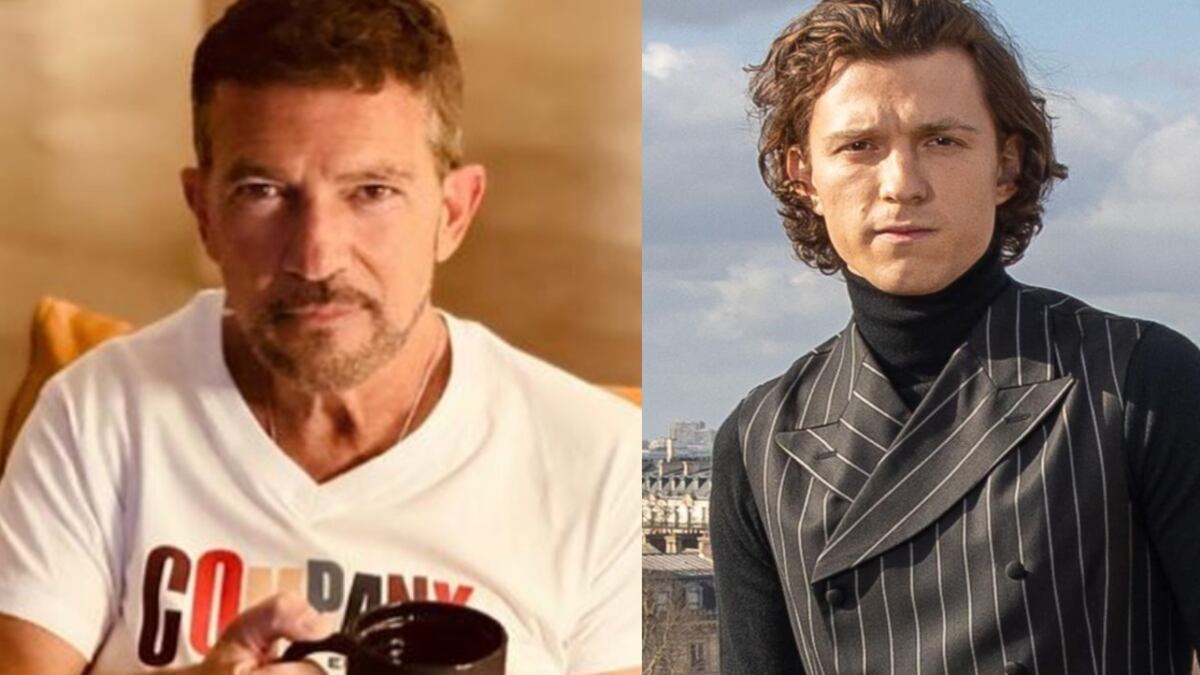 Tom Holland y Antonio Banderas