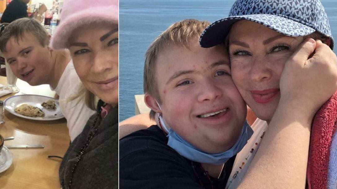 Lety Calderón le ha enseñado a su hijo Luciano a ser independiente