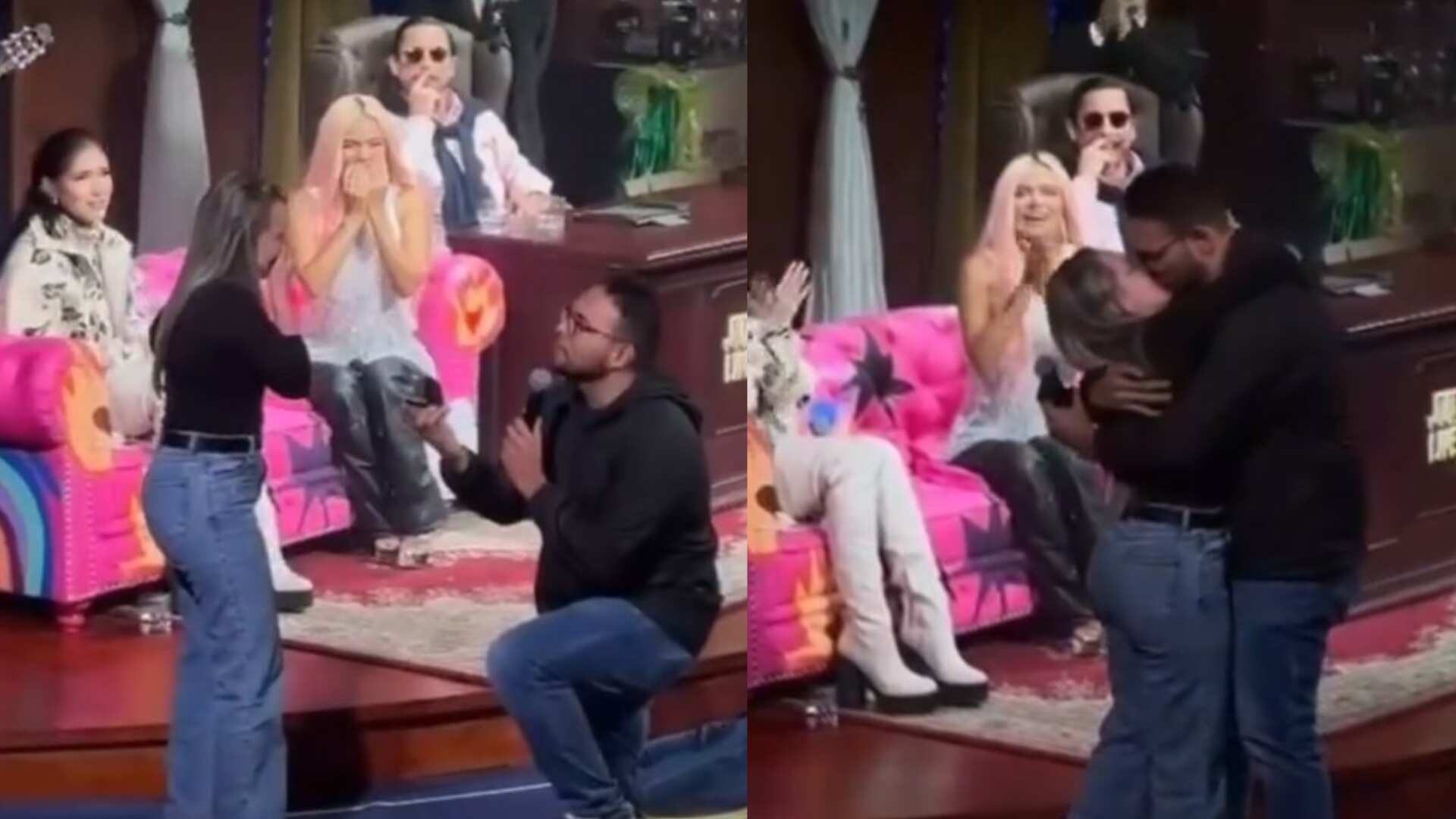 Karol G presenció el compromiso de una pareja en vivo